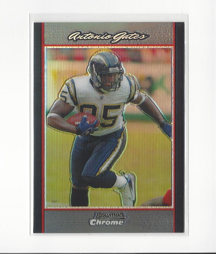 2007 Bowman Chrome Refractors #BC217 Antonio Gates