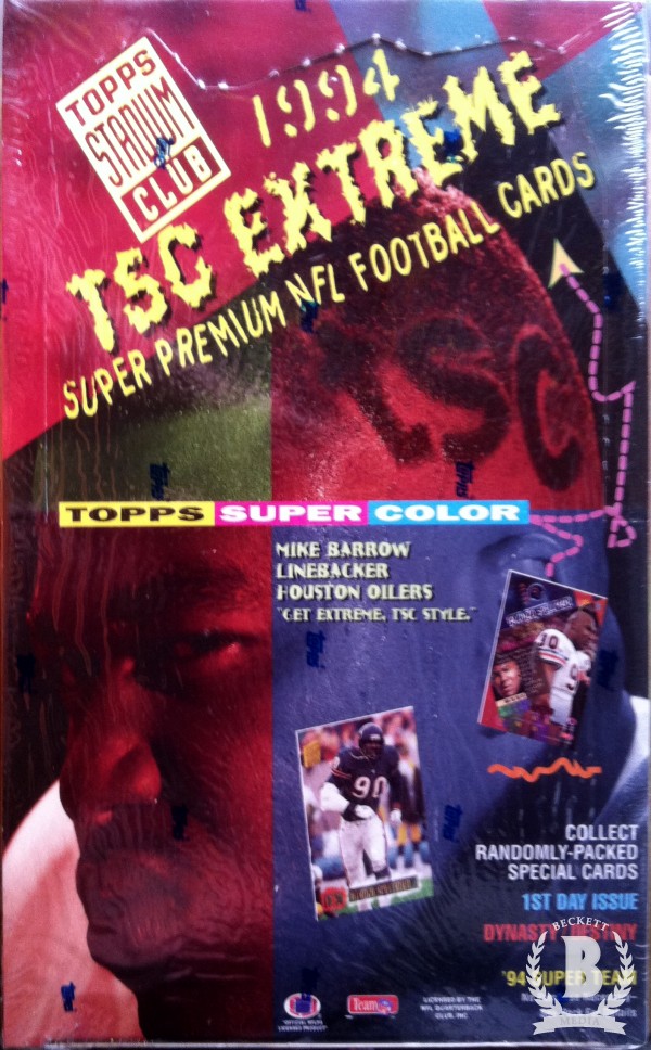 1994 Stadium Club Football Hobby Box Series 1