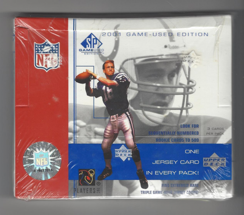 2001 SP Game Used Edition Football Hobby Box