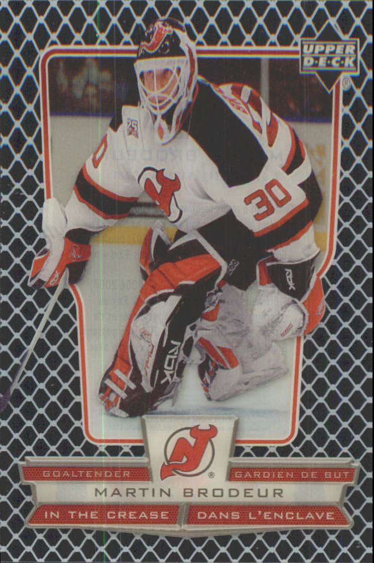2007-08 McDonald's Upper Deck In the Crease #ICMB Martin Brodeur