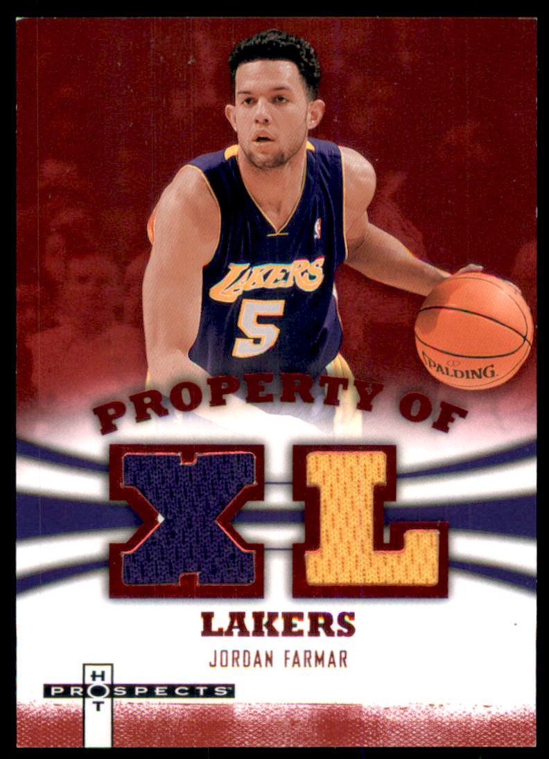 2007-08 Fleer Hot Prospects Property of Red #JF Jordan Farmar