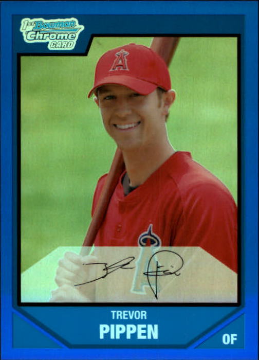 2007 Bowman Chrome Draft Draft Picks Blue Refractors #BDPP5 Trevor Pippin