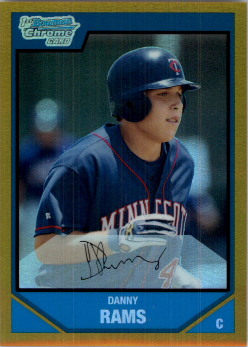 2007 Bowman Chrome Draft Draft Picks Gold Refractors #BDPP32 Danny Rams