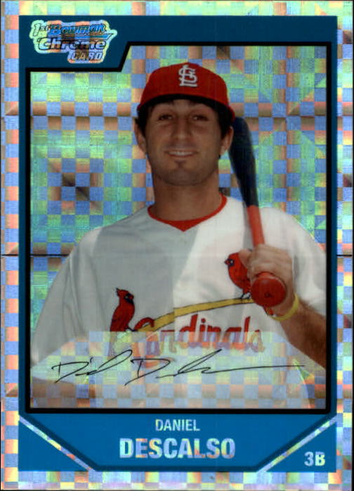2007 Bowman Chrome Draft Draft Picks X-Fractors #BDPP42 Daniel Descalso