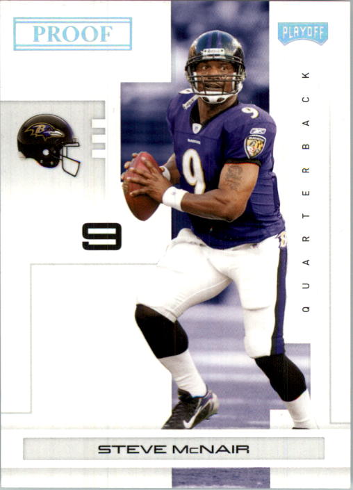 2007 Playoff NFL Playoffs Silver Proof #8 Steve McNair