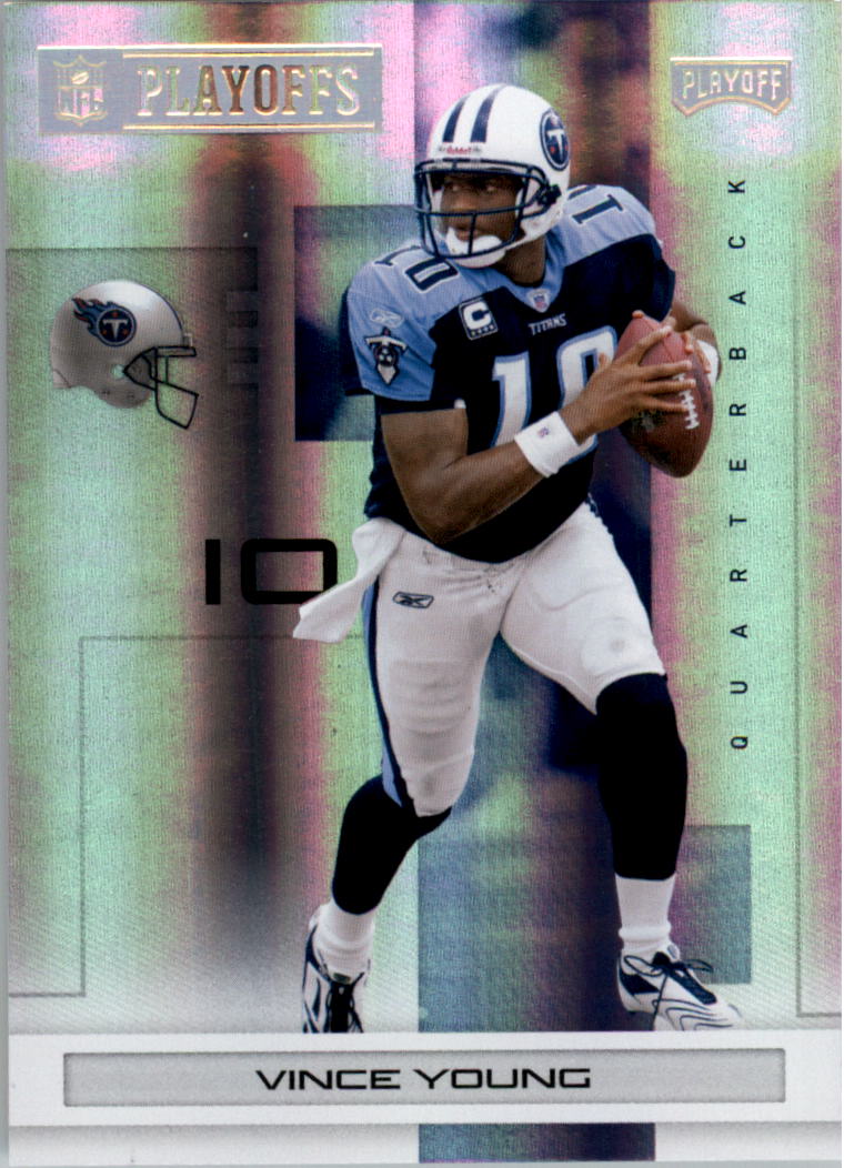 2007 Playoff NFL Playoffs Gold Holofoil #97 Vince Young