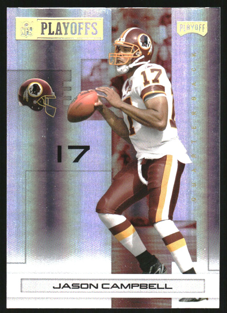 2007 Playoff NFL Playoffs Gold Holofoil #99 Jason Campbell