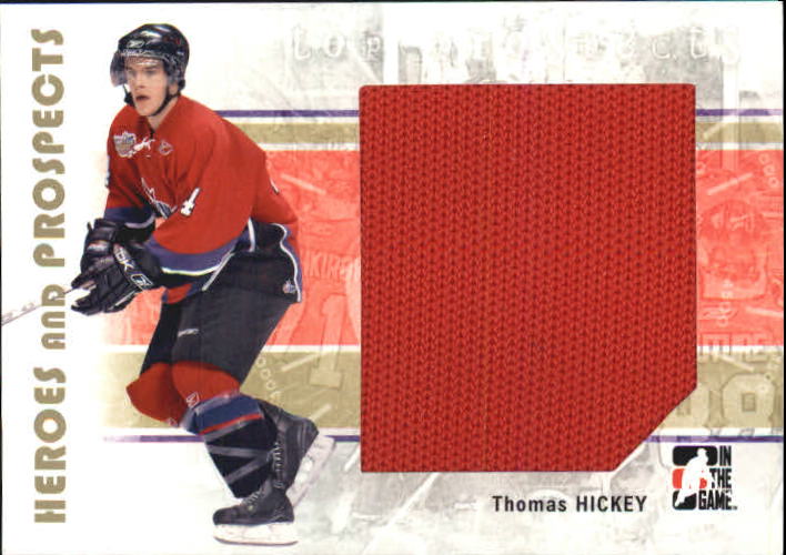 2007-08 ITG Heroes and Prospects #101 Thomas Hickey TP JSY