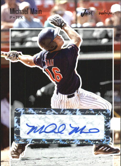 2007 Just Rookies Autographs Black #36 Michael Main