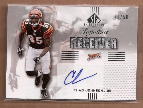 Chad Johnson Memorabilia, Autographed Chad Johnson Collectibles