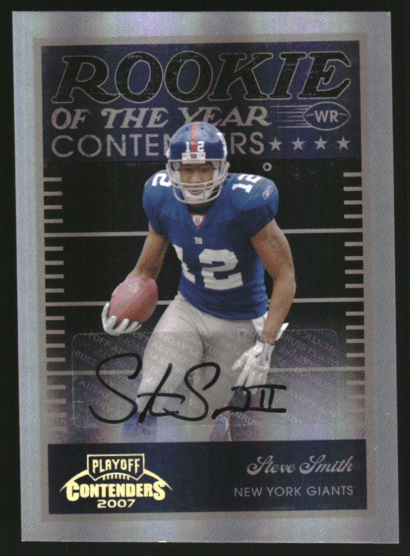 2007 Playoff Contenders ROY Contenders Autographs #30 Steve Smith USC