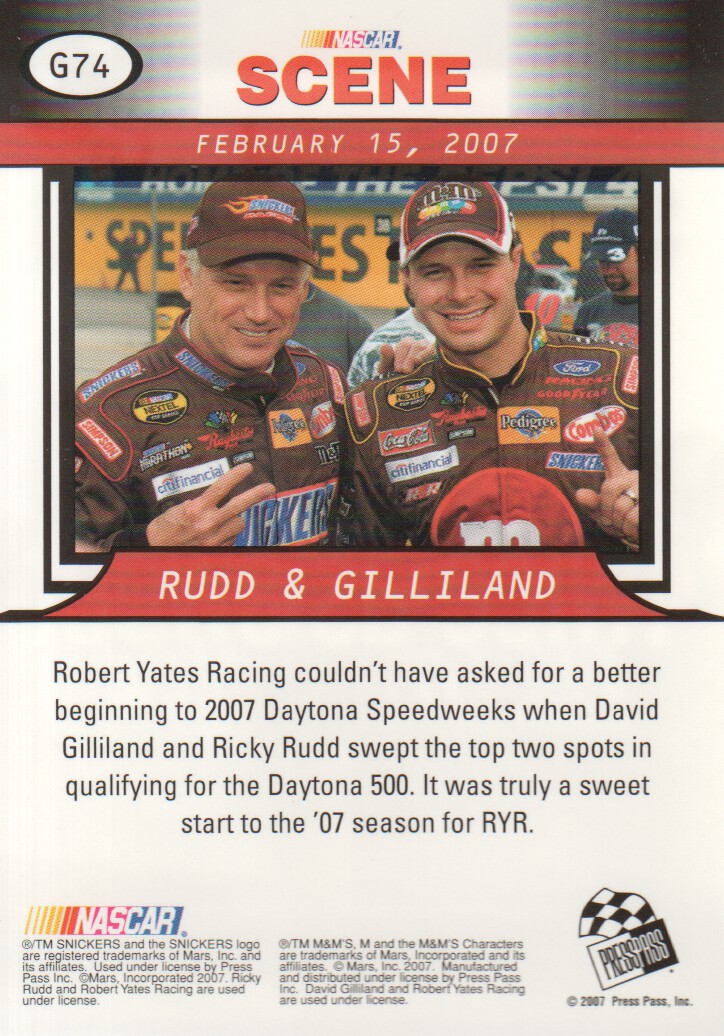2008 Press Pass NASCAR Racing Trading Cards Gold: Pick From List - Foto 13 di 15