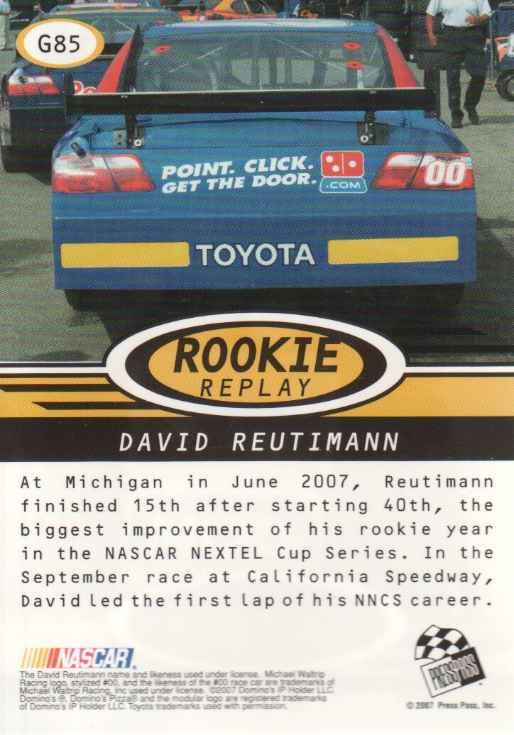 2008 Press Pass NASCAR Racing Trading Cards Gold: Pick From List - Foto 15 di 15