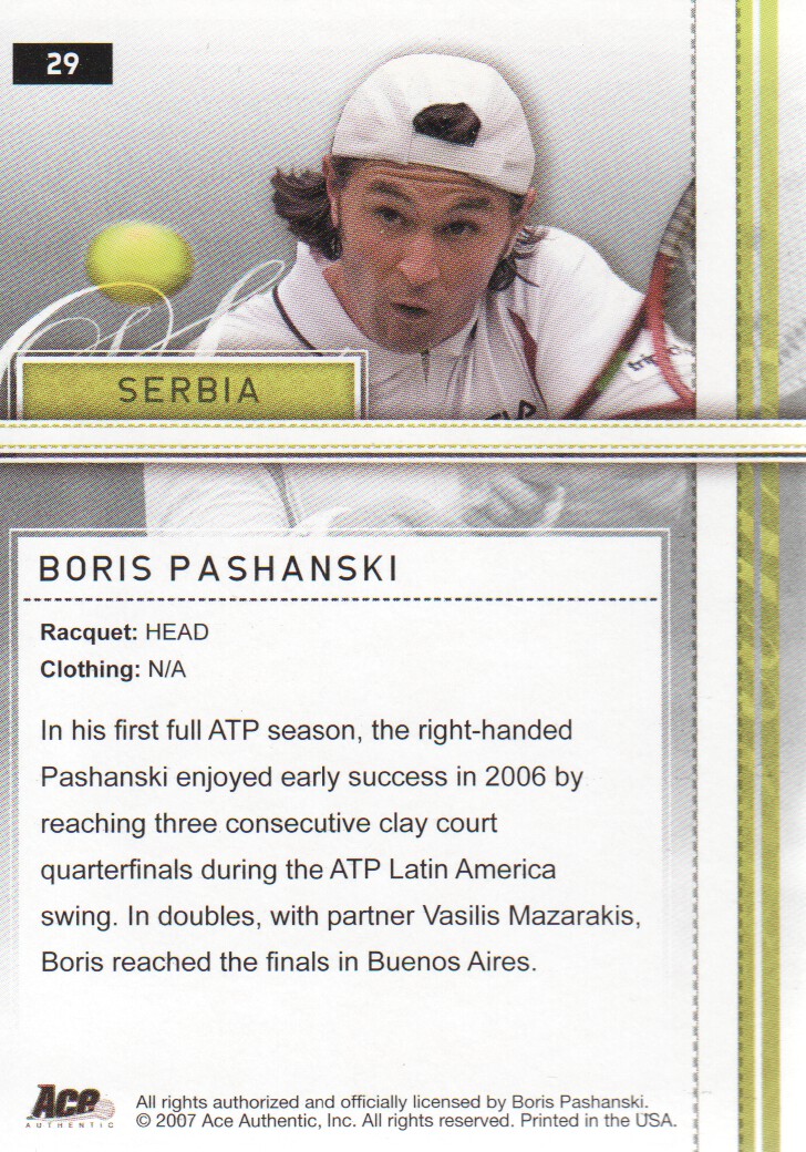 2007 Ace Authentic Straight Sets BASE Tennis Karten Auswahl aus Liste - Bild 41 von 77