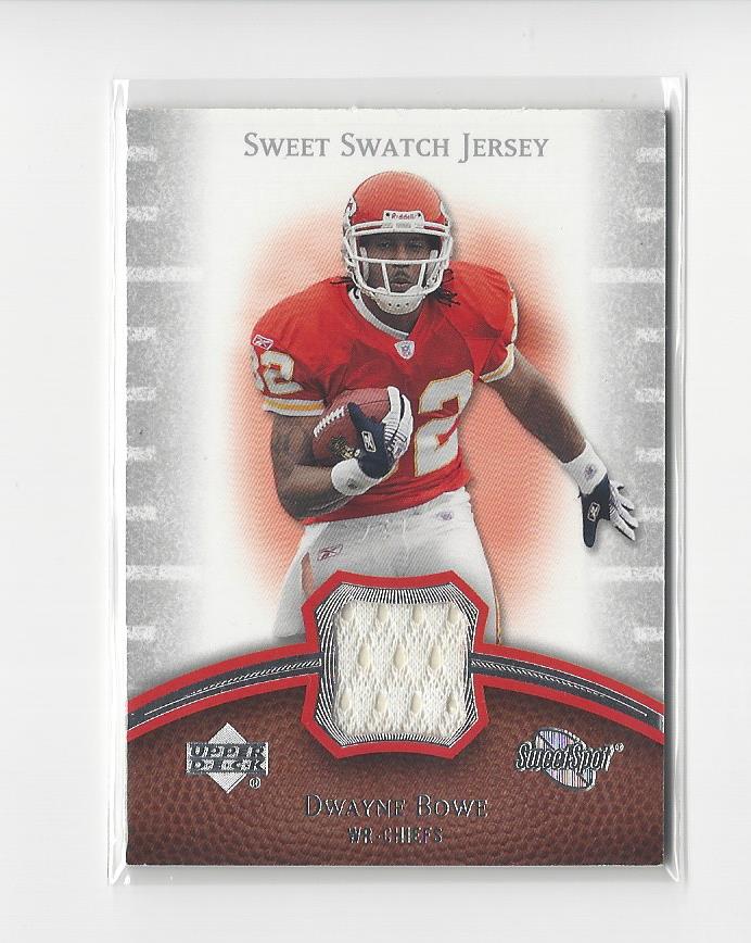 2007 Sweet Spot Sweet Swatch Jersey #SSBO Dwayne Bowe