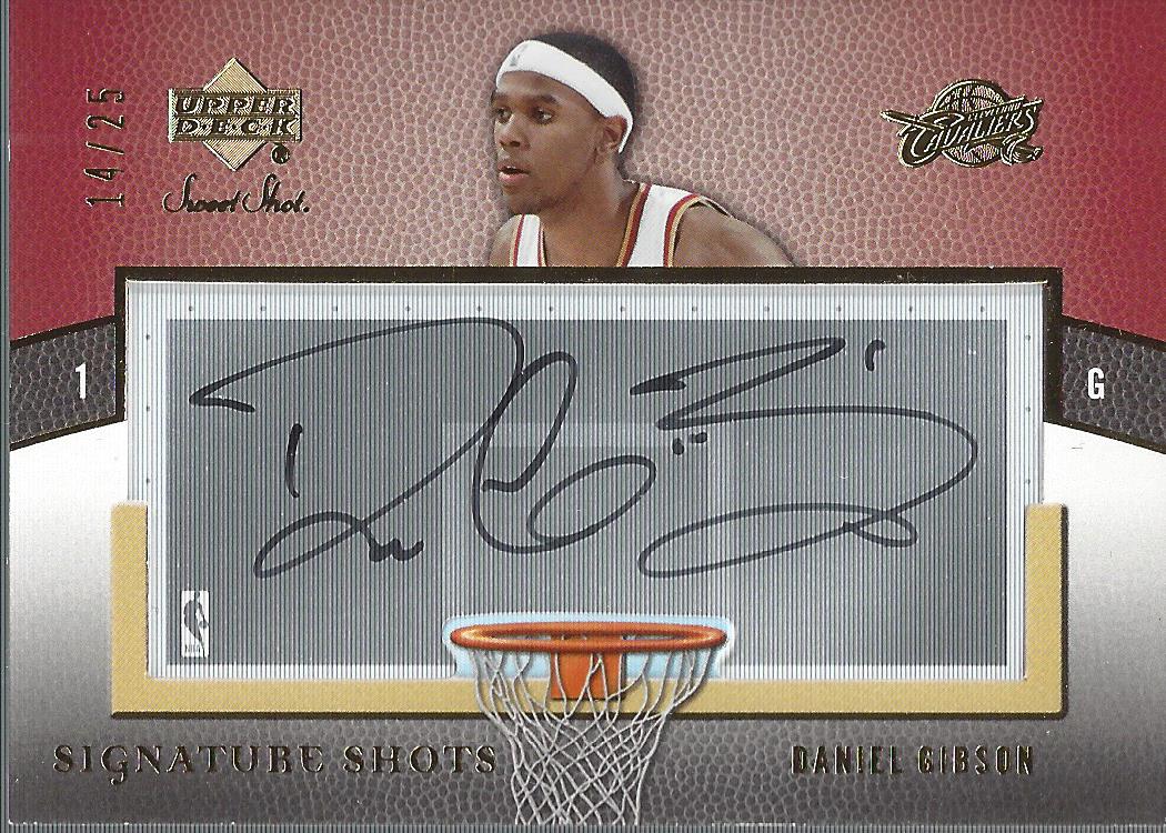 2007-08 Sweet Shot Signature Shots Acetate #DG Daniel Gibson/25