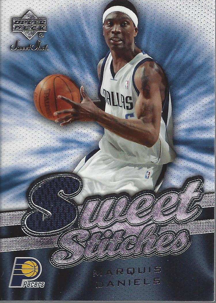 2007-08 Sweet Shot Sweet Stitches #MD Marquis Daniels