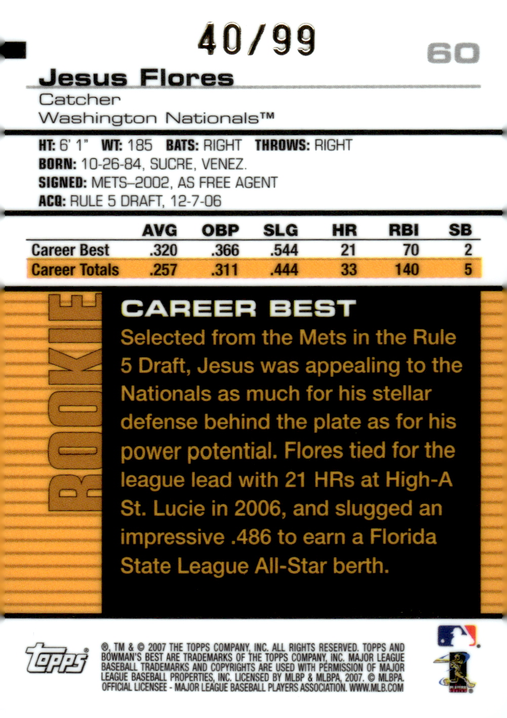 2007 BOWMAN'S BEST BLUE BASEBALL ASSORTED SINGLES U-PICK - Picture 9 of 17