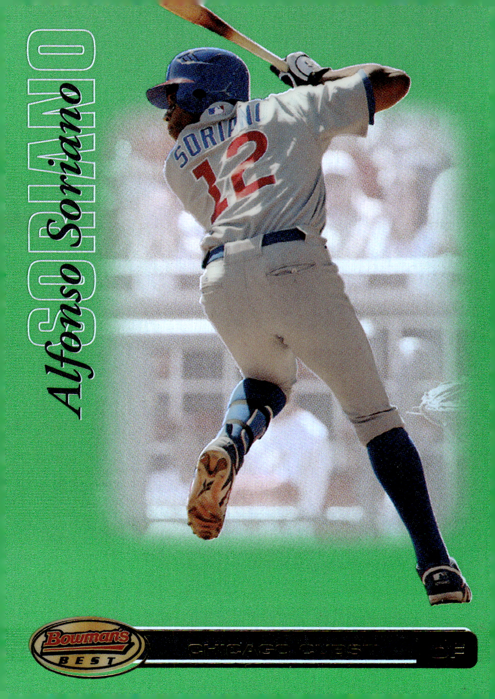 2007 Bowman's Best Green #7 Alfonso Soriano