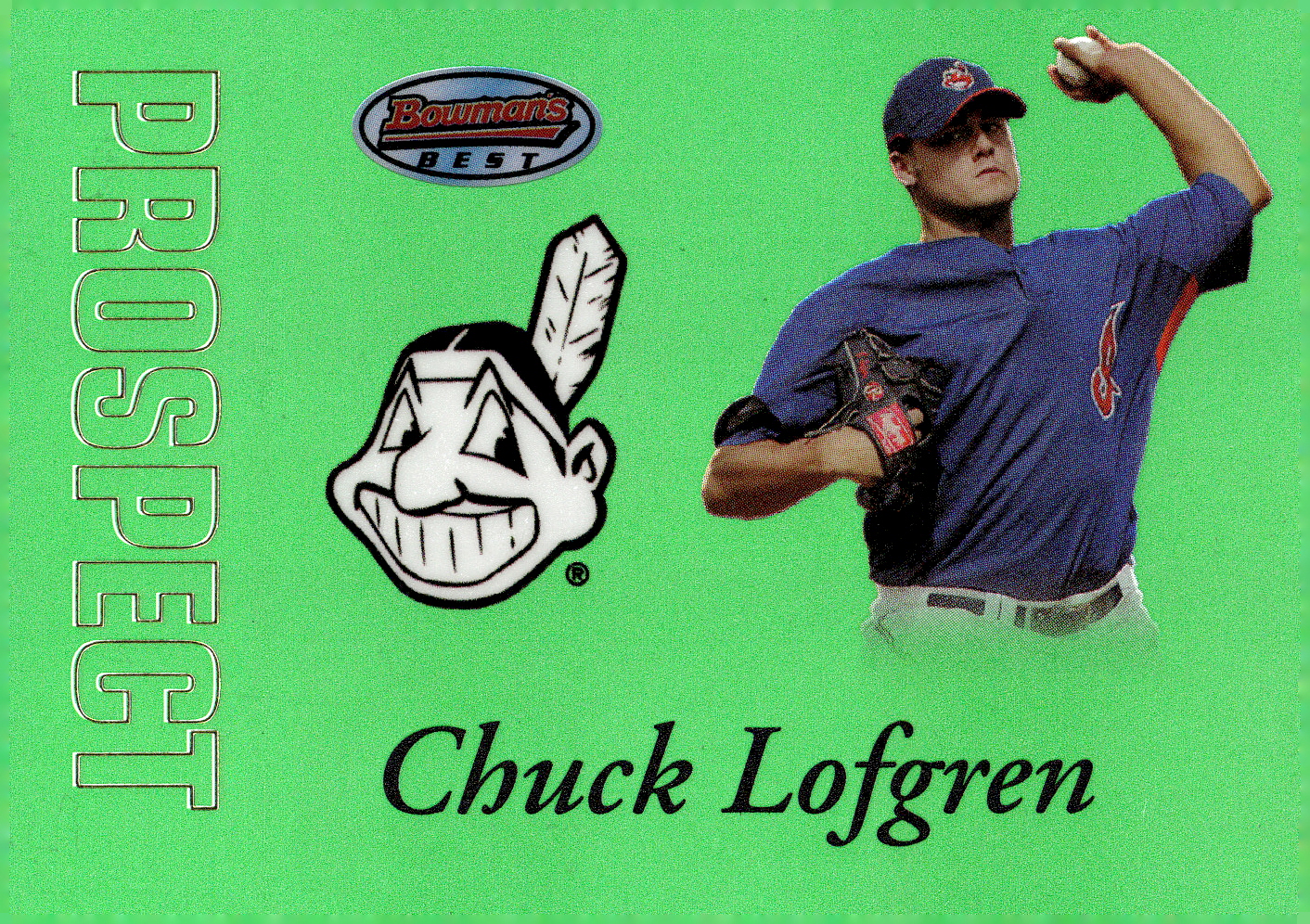 2007 Bowman's Best Prospects Green #BBP12 Chuck Lofgren
