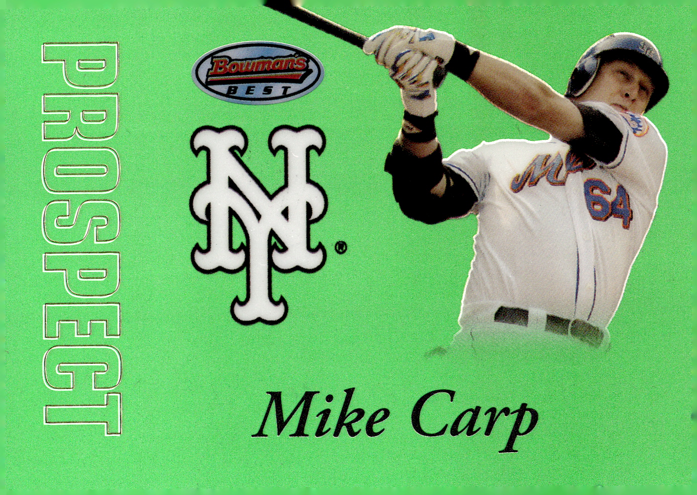 2007 Bowman's Best Prospects Green #BBP17 Mike Carp