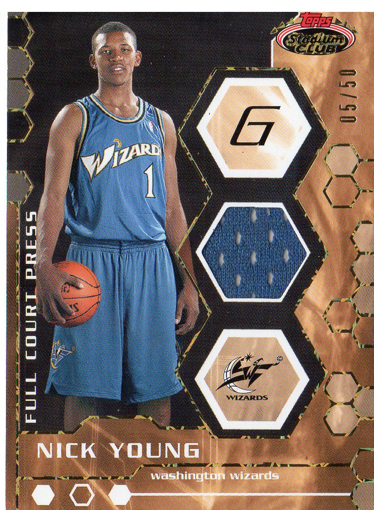2007-08 Stadium Club Full Court Press Relics Gold #NY Nick Young
