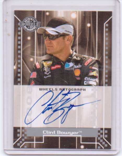 2008 Wheels Autographs #6 Clint Bowyer NC HG