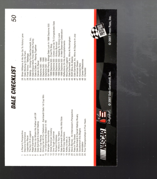 B6777- 2007 Presse Pass Dale The Film Karte #S 1-50 -du Pick- 15 + Free US - Bild 37 von 37