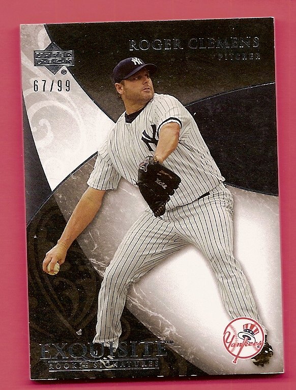 2007 Exquisite Collection Rookie Signatures #8 Roger Clemens