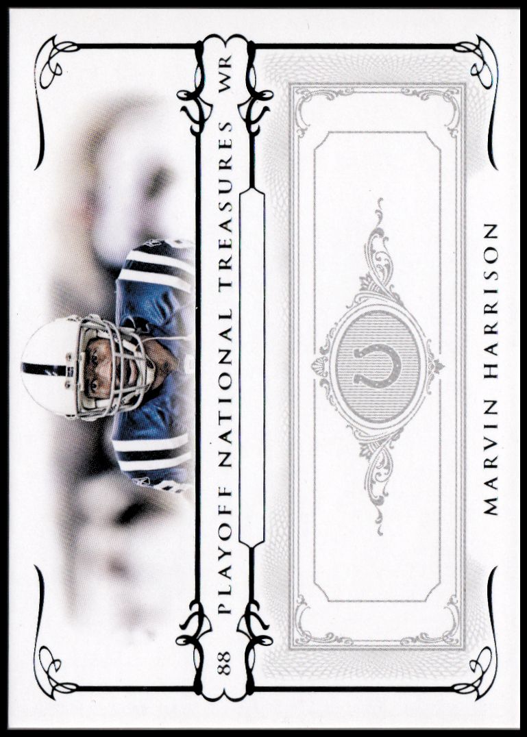 2007 Playoff National Treasures #46 Marvin Harrison