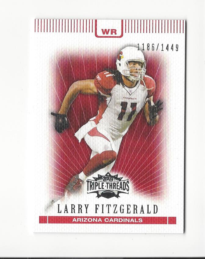 2007 Topps Triple Threads #63 Larry Fitzgerald