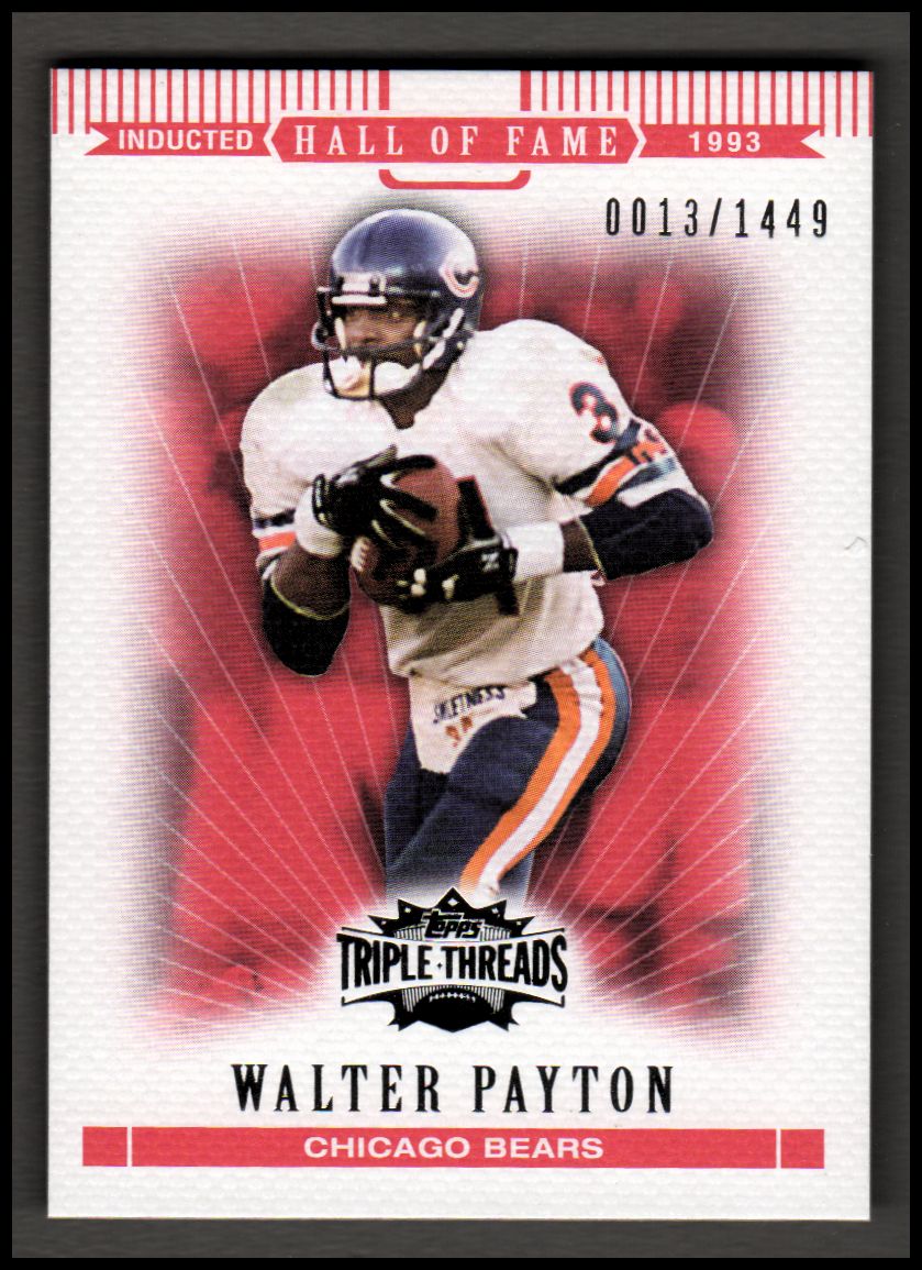 2007 Topps Triple Threads #94 Walter Payton