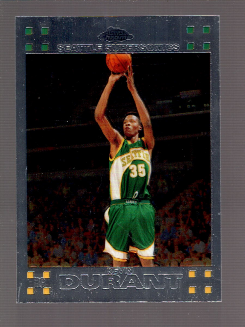 2007-08 Topps Chrome #131 Kevin Durant RC