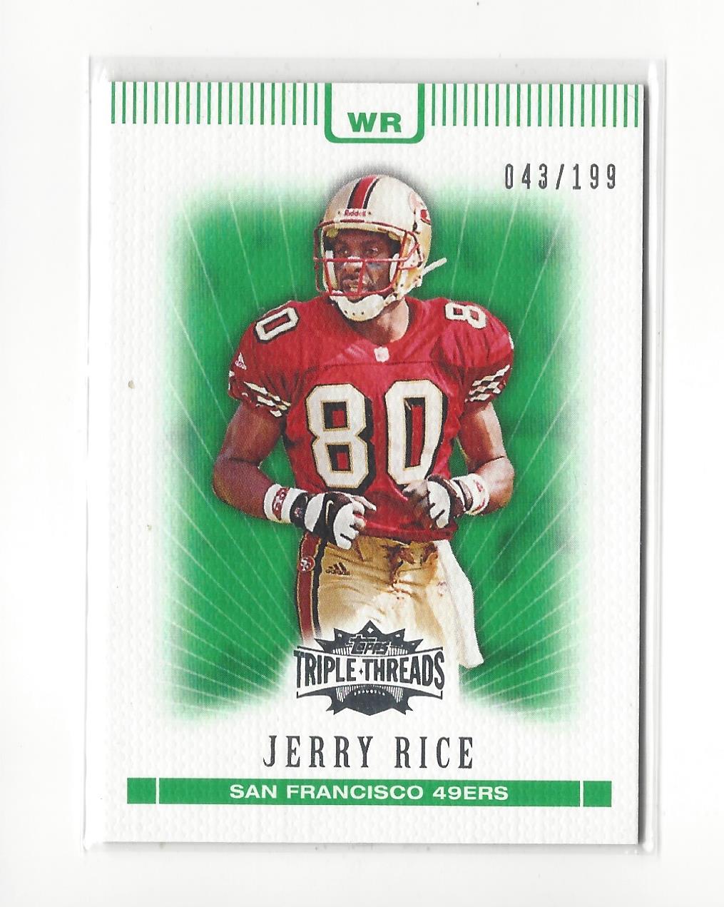 2007 Topps Triple Threads Emerald #95 Jerry Rice
