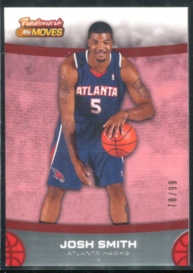 2007-08 Topps Trademark Moves Red #25 Josh Smith