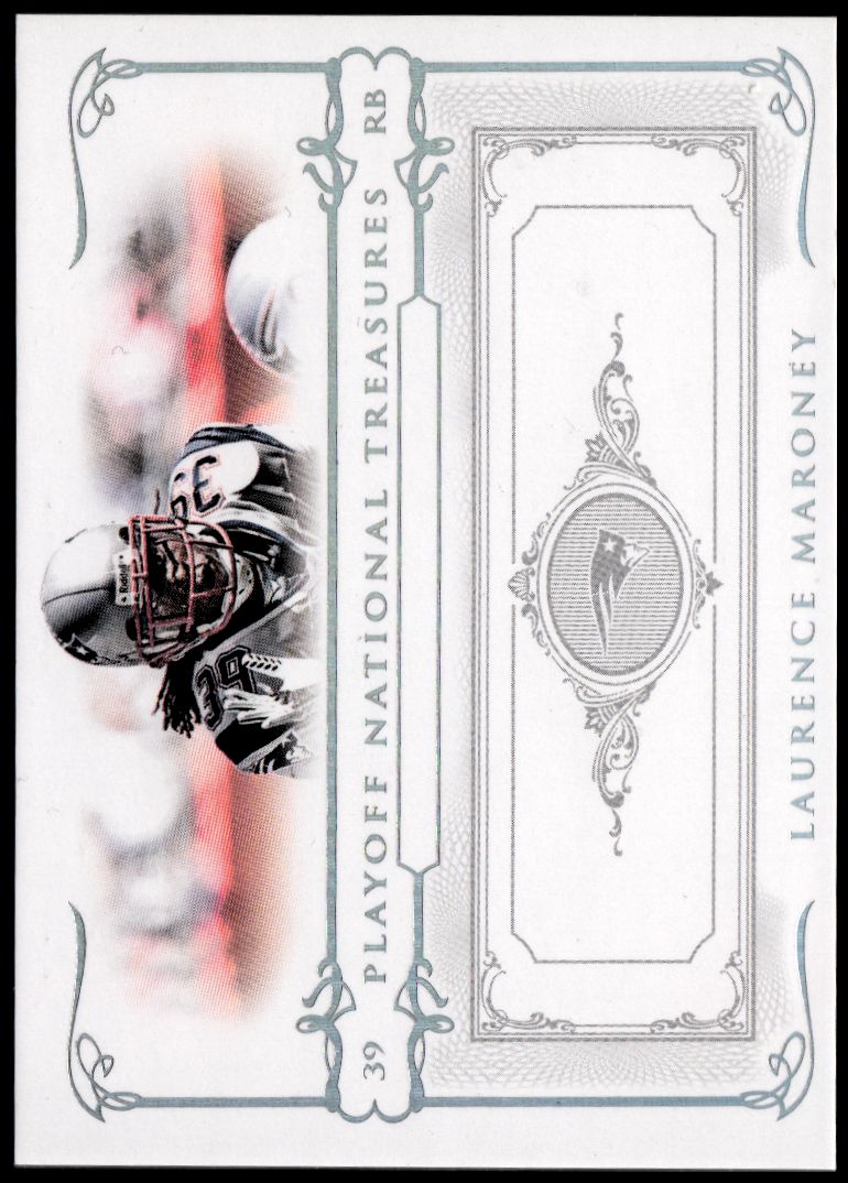 2007 Playoff National Treasures Silver #20 Laurence Maroney