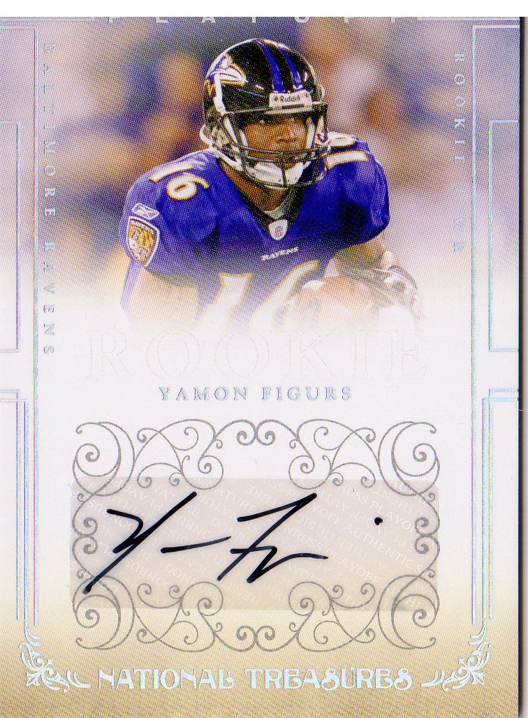 2007 Playoff National Treasures Signature Silver #134 Yamon Figurs