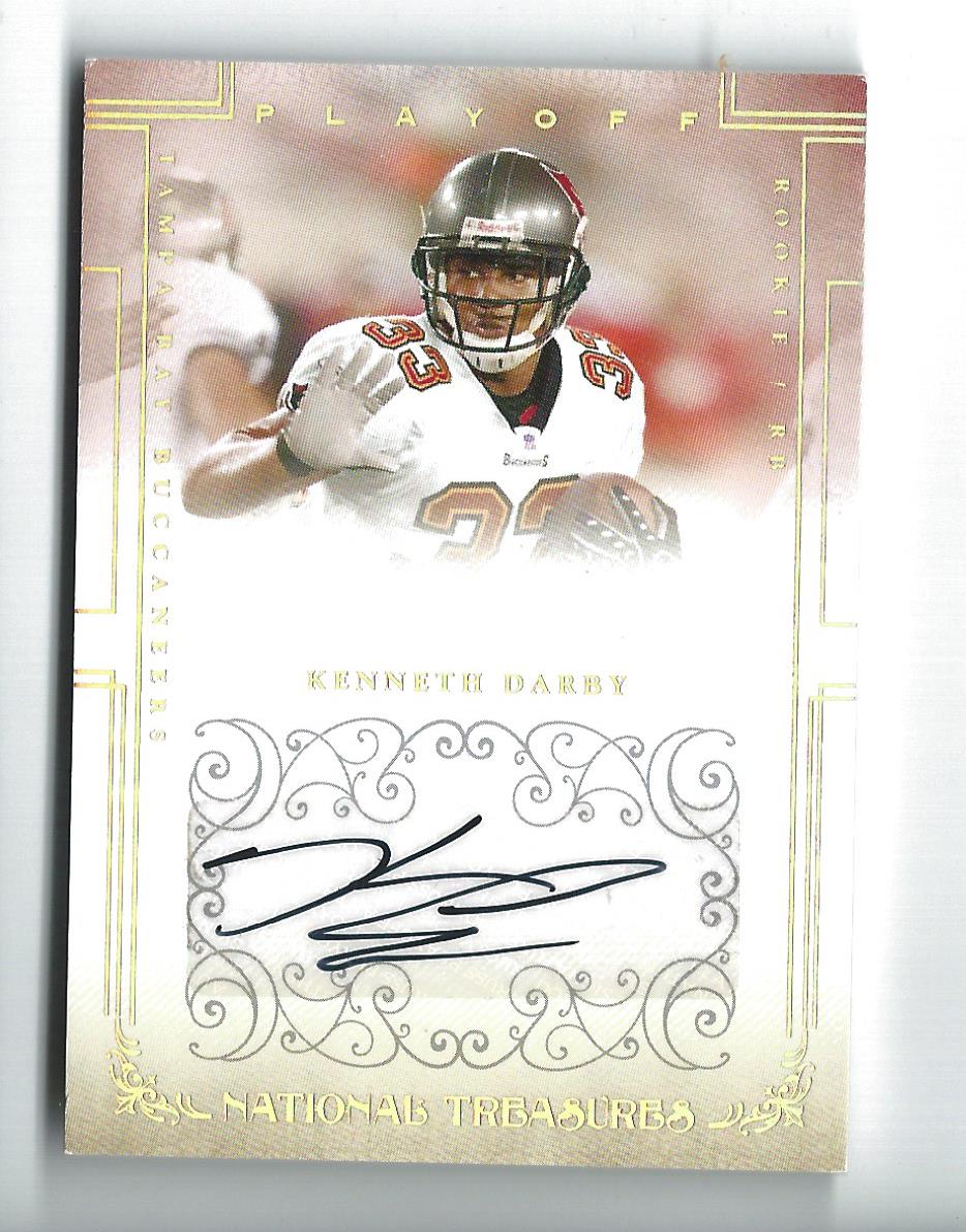 2007 Playoff National Treasures Signature Gold #158 Kenneth Darby