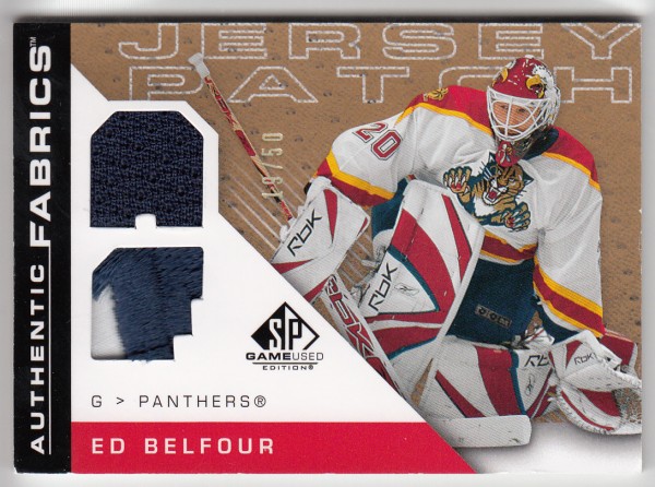 2007-08 SP Game Used Authentic Fabrics Patches #AFEB Ed Belfour