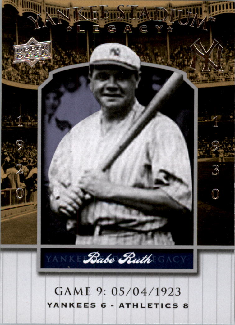 2008 Upper Deck Yankee Stadium Legacy Collection #9 Babe Ruth