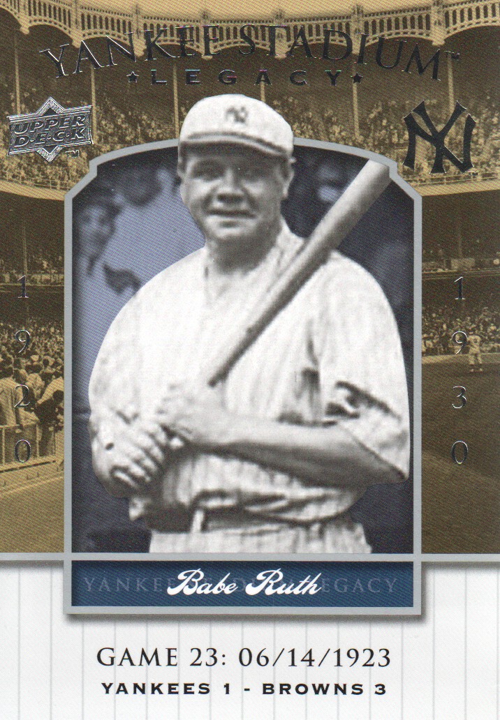 2008 Upper Deck Yankee Stadium Legacy Collection #23 Babe Ruth