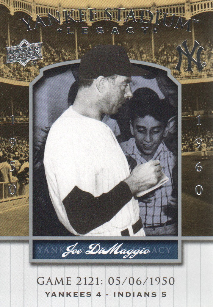 2008 Upper Deck Yankee Stadium Legacy Collection #2121 Joe DiMaggio