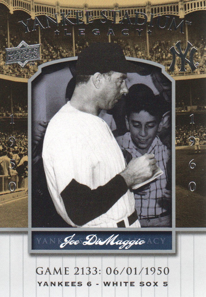 2008 Upper Deck Yankee Stadium Legacy Collection #2133 Joe DiMaggio