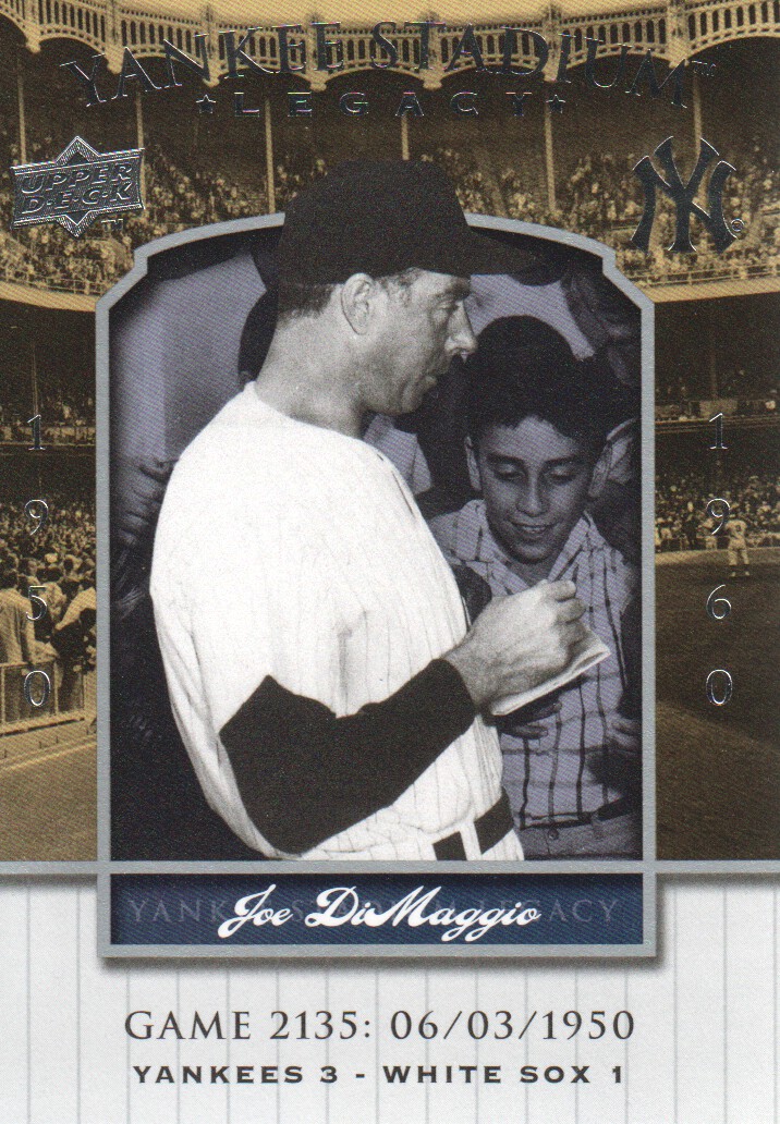 2008 Upper Deck Yankee Stadium Legacy Collection #2135 Joe DiMaggio