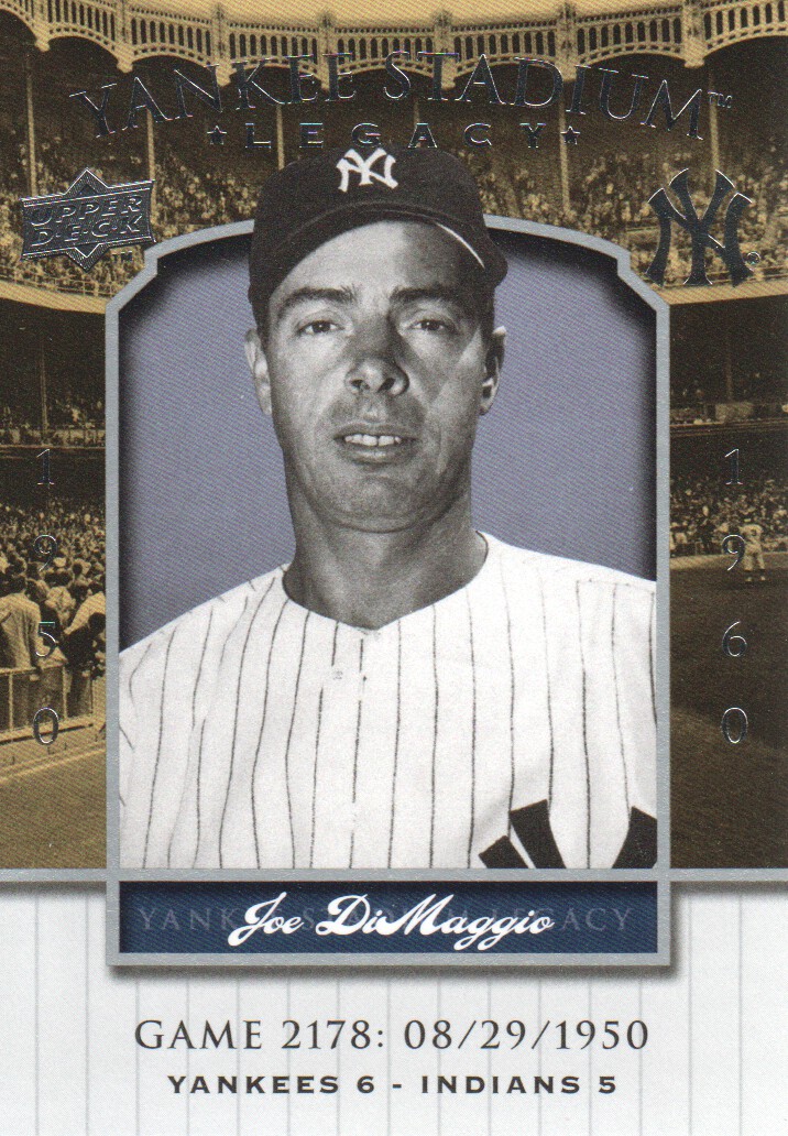 2008 Upper Deck Yankee Stadium Legacy Collection #2178 Joe DiMaggio