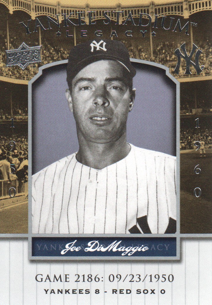 2008 Upper Deck Yankee Stadium Legacy Collection #2186 Joe DiMaggio