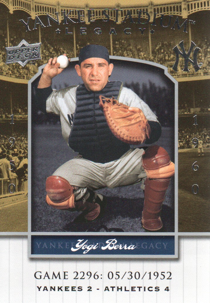 2008 Upper Deck Yankee Stadium Legacy Collection #2296 Yogi Berra