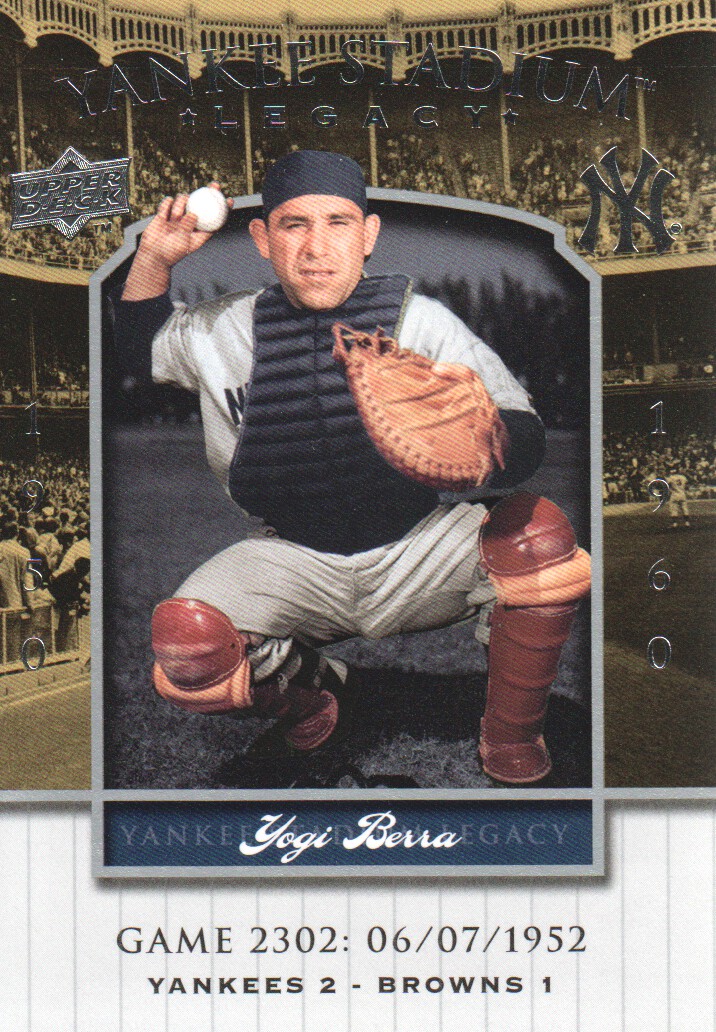 2008 Upper Deck Yankee Stadium Legacy Collection #2302 Yogi Berra