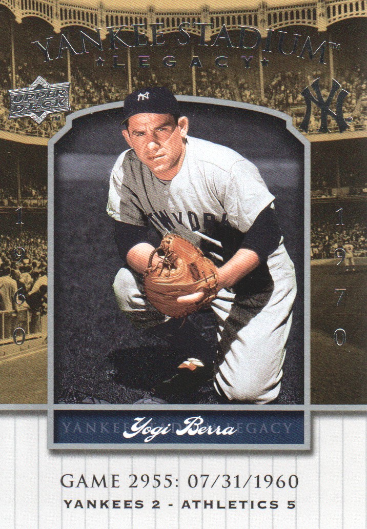 2008 Upper Deck Yankee Stadium Legacy Collection #2955 Yogi Berra
