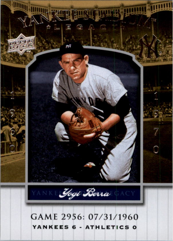 2008 Upper Deck Yankee Stadium Legacy Collection #2956 Yogi Berra